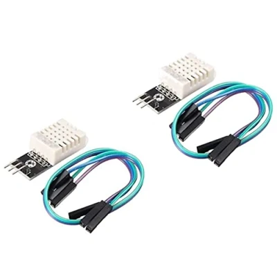 Imagen de TECNOULAB 2 uds DHT22 Digital Temperatura Humedad Sensor AM2302 módulo con PCB y Cable