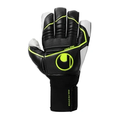 Imagen de uhlsport Absolutgrip Flex Frame Carbon, Guantes de Portero Niños y Adultos, Jaune Fluo/Noir, 8