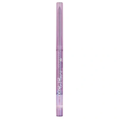 Imagen de Esence META GLOW Lápiz de ojos duo chrome nº 02, azul, duradero, altamente pigmentado, resistente a las manchas, color intenso, vegano, impermeable, sin micropartículas plástico,