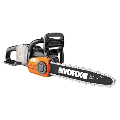 Imagen de Motosierra 40V Máx. (2x20V) WORX PowerShare WG384E.9 No incluye batería ni cargador Espada 35 cm Motor Brushless Tensado de cadena sin herramientas