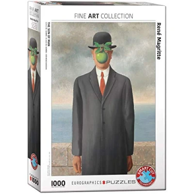 Imagen de EuroGraphics Son of Man by Rene Magritte René Rompecabezas, Multicolor, 48 x 68 cm (6000 5478)