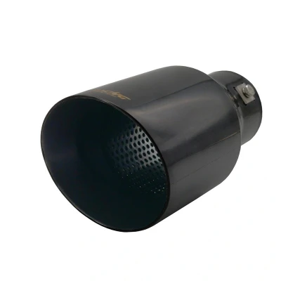 Imagen de Simoni Racing TRX/106N Cola de Escape 102mm negro redondo, recto Acero fino 210mm