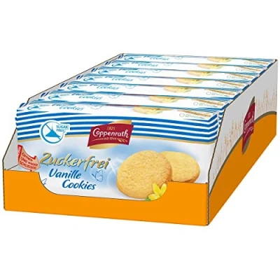 Imagen de Coppenrath Vainilla Cookies zuckerfrei, 7 unidades) (7 x 200 g)