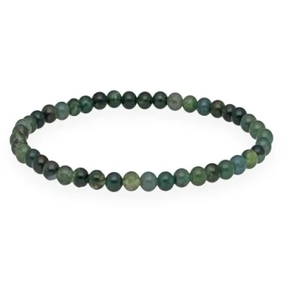 Imagen de Lebensquelle Plus Mini pulsera de bolas 4 5 mm piedras preciosas (Ojo tigre)