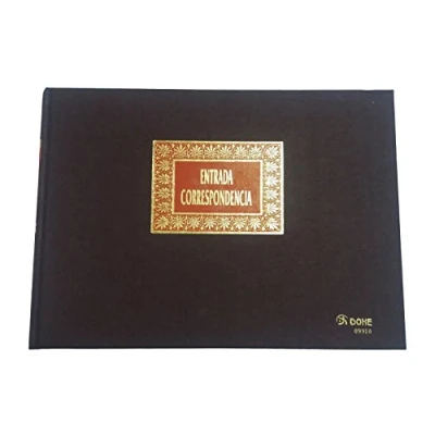 Imagen de Dohe Libro registro, entrada correspondencia, folio apaisado (9910)