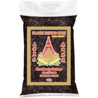 Imagen de ROYAL THAI RICE Arroz negro de grano largo (Rice Berry) 1 X KG