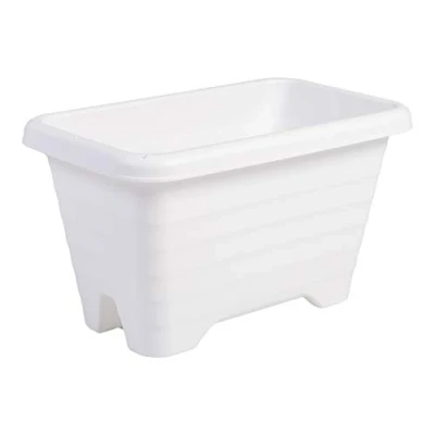 Imagen de Iris Ohyama, Maceta, jardinera colgante con sistema de drenaje agua, para la jardinería Air Planter450 Blanco