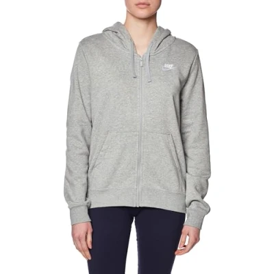 Imagen de Nike Sportswear NSW CLUB FLC FZ STD Sudadera con cremallera, Talla: XXL Short, Grey heather