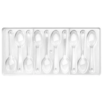 Imagen de Ibili 799402 Molde BOMBON CONICO CUCHARILLAS, Stainless Steel, Blanco, 30 x 14 2 cm