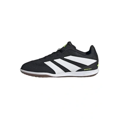 Imagen de adidas Performance Predator CLUB Unisex Botas de fútbol sin tacos para niños, Talla: 31.5, Core black/ftwr white/lucid lemon Zapatos