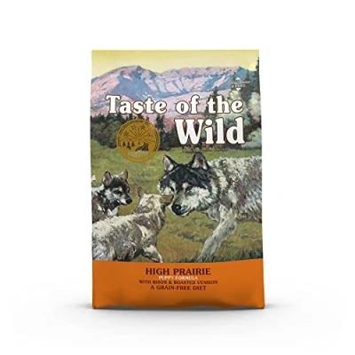 Imagen de Taste Of The Wild pienso para cachorros con Bisonte y Venado asados 5,6kg High prairie puppy