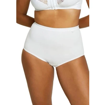 Imagen de Sans Complexe SIMPLEMENT Coton B 61AH35 Braguita, Blanc, 48 (Pack de 3) para Mujer