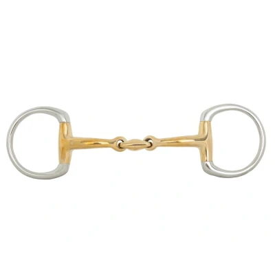 Imagen de BR Double Jointed Eggbutt Snaffle Soft Contact 12 mm Ø 55
