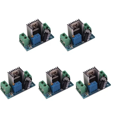 Imagen de DollaTek LM317 Ajustable DC a Paso Abajo Fuente de alimentación Buck Converter Módulo 4.2V 40V 1.2 V 37V 5pcs