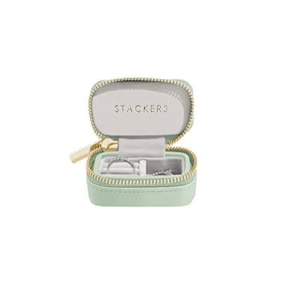 Imagen de Stackers Joyero de viaje pequeño verde salvia