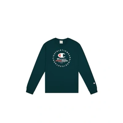 Imagen de Champion Legacy Graphic Shop Authentic (220250) Crewneck Camiseta de Manga Larga, Verde (GS502), XL para Hombre
