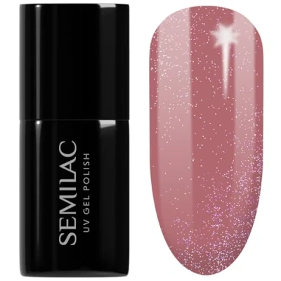 Imagen de Semilac Esmalte Semipermanente UV 321 Shimmer Dust Caramel 7ml