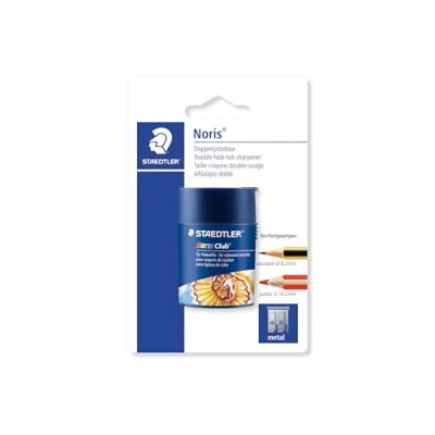 Imagen de Staedtler 512002BKD Sacapuntas Doble con Contenedor, Gris
