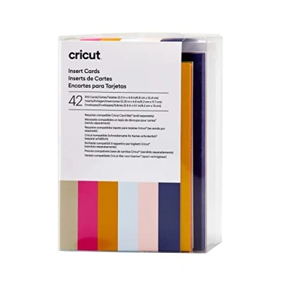 Imagen de Cricut inserción Sensei 8,9 cm x 12,4 (tamaño Paquete de 42 para Uso con Alfombrilla Tarjetas, 8.9cm 12.4cm Size R10), Talla única