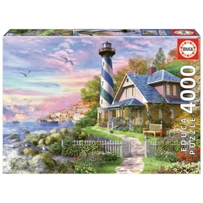 Imagen de Educa Puzzle de 4000 Piezas para Adultos Faro en Rock Bay. Incluye Servicio Pieza perdida. Medidas: 136 x 96 cm. A Partir 14 años (17677)