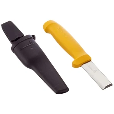 Imagen de Hultafors STK Cuchillo cincel de acero japonés 201 mm (incluye funda para el cinturón plástico extra resistente)