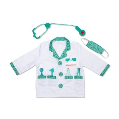 Imagen de Melissa &amp; Doug Disfraz de Doctor Juego simulación Estimula la imaginación y creatividad Regalo fantástico para niñas niños
