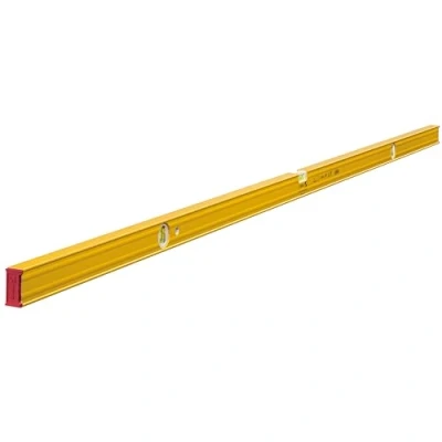 Imagen de STABILA Nivel de burbuja tipo 80 AS 2 200 cm, perfil aluminio reforzado, 1 libélula horizontal, libélulas verticales, tapón antideslizante integrado, fabricado en Alemania