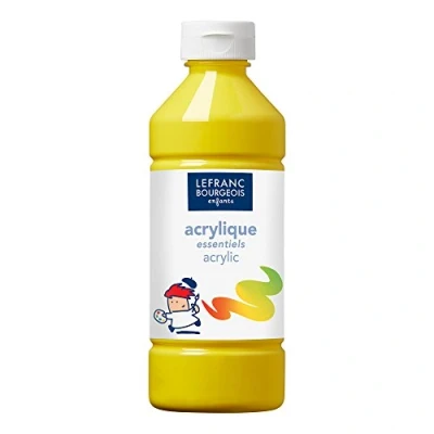 Imagen de Lefranc &amp; Bourgeois Pintura acrílica líquida, 500 ml, color amarillo