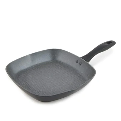 Imagen de Russell Hobbs Sartén parrilla RH02813EU7, plancha antiadherente, inducción, para preparar carnes, sin o con poco aceite una cocina saludable, Metallic Marble, aluminio forjado, 28 cm