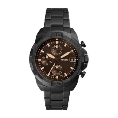 Imagen de Fossil Bronson Cronógrafo, Hombre, Talla: One Size, Black