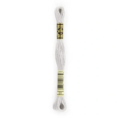 Imagen de DMC Hilo Mouliné®100% algodón Apto para todas las técnicas y todos los soportes, ideal punto de cruz Ovillos 8 m 6 hebras, disponible en 500 colores