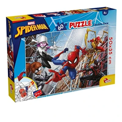 Imagen de Liscianigiochi Marvel Puzzle DF Plus 60 Spiderman, Multicolor (99689)