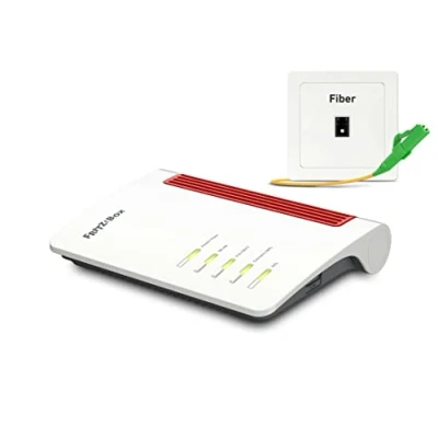Imagen de AVM Fritz!Box 5530 Fiber Edición Internacional, Router Wi Fi 6 para Fibra óptica, 2,5 Gigabit LAN, 4 Puertos LAN Gigabit, 2X USB 3.0