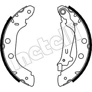 Imagen de Kit de zapatas METELLI 53 0354