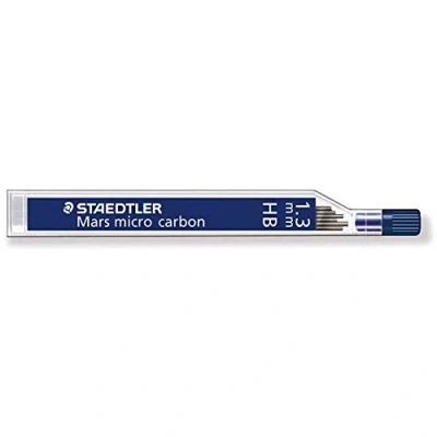 Imagen de 12 Staedtler Mars Micro Lápiz Mecánico Cables 1.3mm Hb (2 Tubes de 6)
