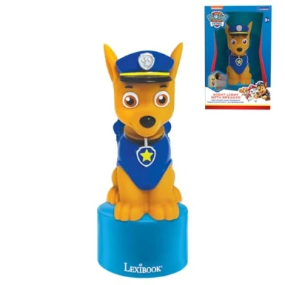 Imagen de LEXIBOOK, La Patrulla Canina, Chase Nightlight con altavoz, Luz suave, Funciona pilas, Azul, NS01PA