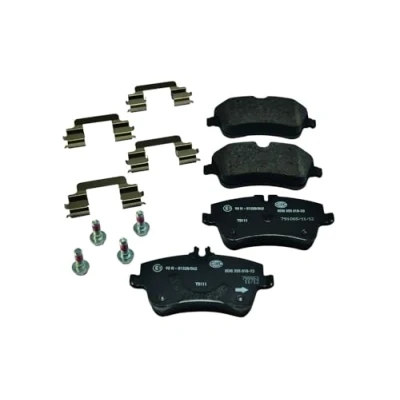 Imagen de HELLA 8DB 355 018 331 Juego de pastillas freno preparado para indicador desgaste con tornillos pinza accesorios