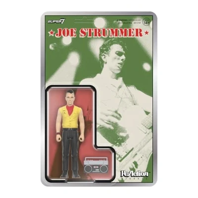 Imagen de Super7 Joe Strummer Reaction Figures Figura de acción