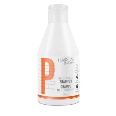 Imagen de SALERM Champú Fortificante Multi Proteínas Hair Lab 300 ml Repone la Falta de Queratina Natural Proporciona Cuerpo a Melena Fortalece y Repara el Cabello Sin Parabenos