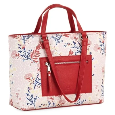 Imagen de SKPAT Bolso Shopper Mujer Elegante, Bolsos De Versátiles, Para Todo Uso, Con Estilo, Universidad Mujer, Rojo