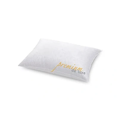 Imagen de Hanskruchen® Premium de Luxe Almohada plumón (50 x 70 cm, fabricada en Alemania, 100% algodón, 3 compartimentos, 1 unidad)