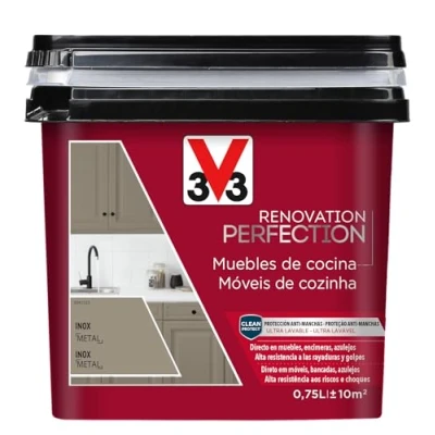 Imagen de V33 Esmalte Renovation Perfection Cocina Inox Satinado 0,75L