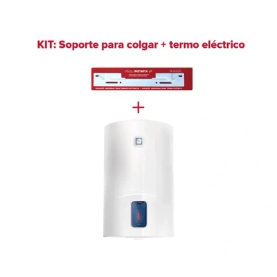 Imagen de Termo Eléctrico Ariston Lydos R 80 Litros + Soporte De Pared Instafix Vertical