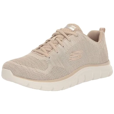 Imagen de Skechers Tenis Track Daytime Dreamer para mujer, Gris pardo/Rosa = tppk, 36 EU