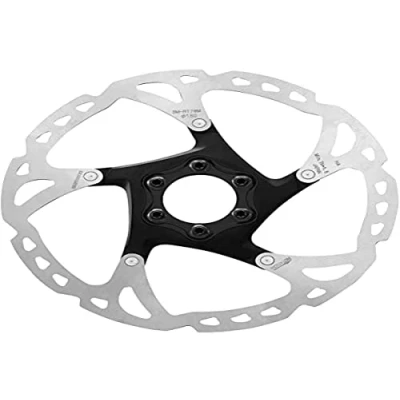 Imagen de SHIMANO 160mm 6 Tornillos Sm rt76, Discos Adultos Unisex, PLATA, ESTANDAR