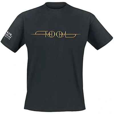 Imagen de Tool Gold ISO Hombre Camiseta Negro L 100% algodón Seitlich Bedruckt, Vorne Bedruckt Regular