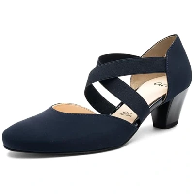 Imagen de ara Toulouse 1233439, Zapatos con Tacon y Correa de Tobillo Mujer, Azul (Blau 62), 38 EU