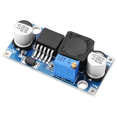 Imagen de Akozon DC 4A Módulo de potencia refuerzo ajustable, Convertidor regulado CN6009 XL6009E1