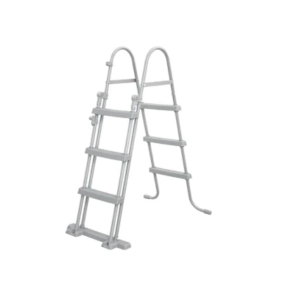 Imagen de BESTWAY Escalera para Piscinas Desmontables Flip &amp; Lock 108x71,4x138 cm Plateado