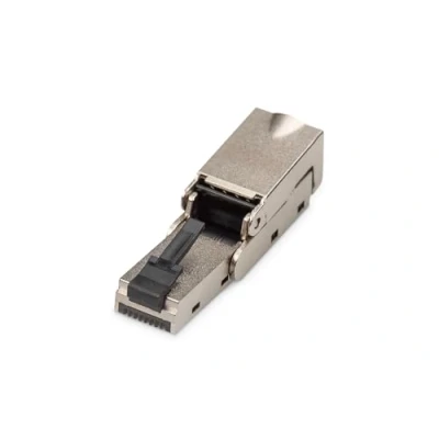 Imagen de DIGITUS DN 93636 Conector de Red Cat 6A Apantallado 360 Doblable Campo RJ45 Cat6A 500 MHz 10GBase T 10 Gbit/s AWG 27/7 a 22/1